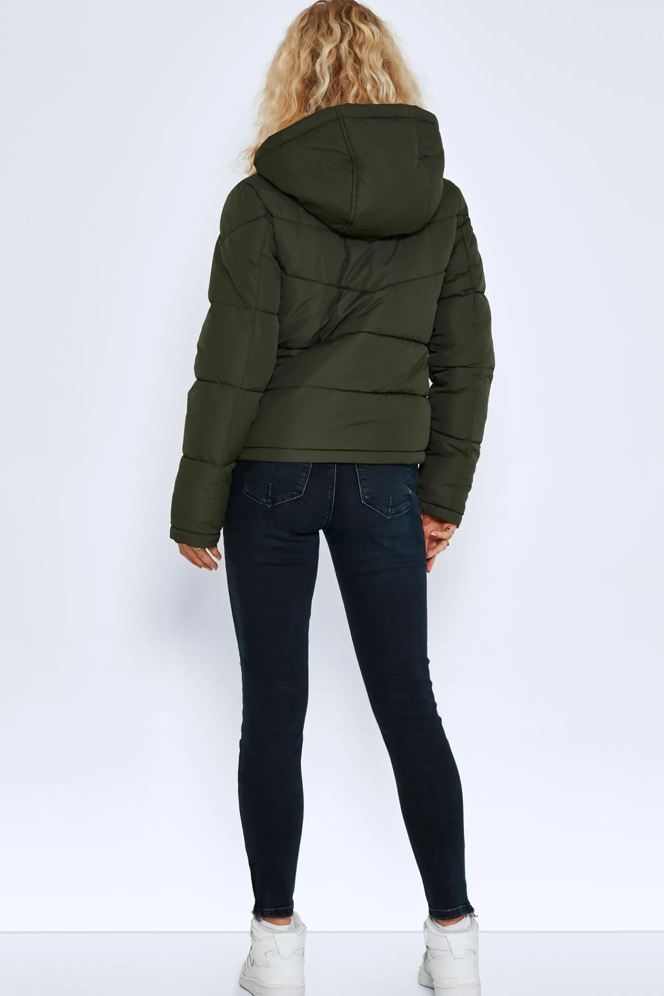 Noisy May Abrigo Corto Acolchado Verde Discount