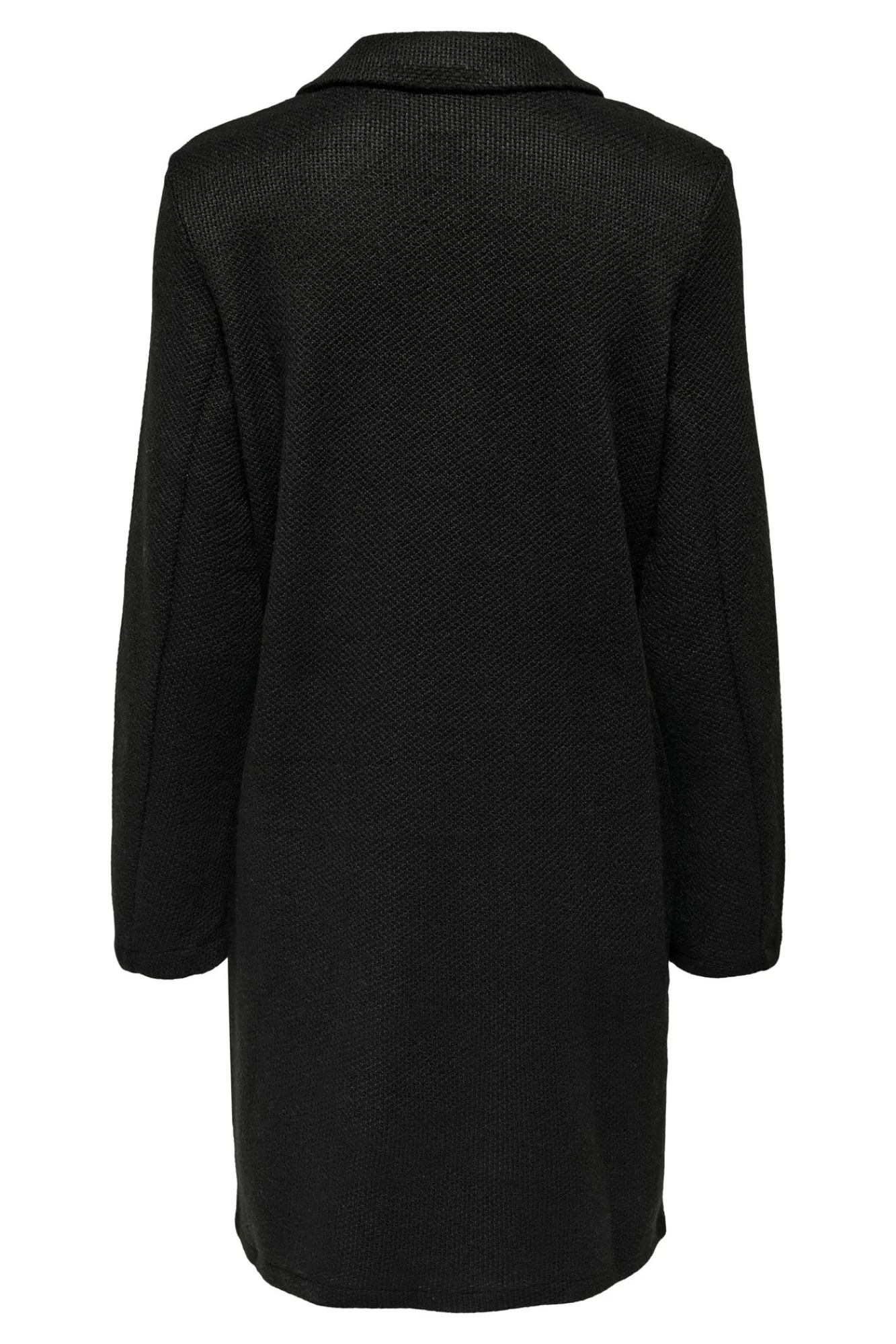 JDY Abrigo De Pano Con Botones Negro Clearance