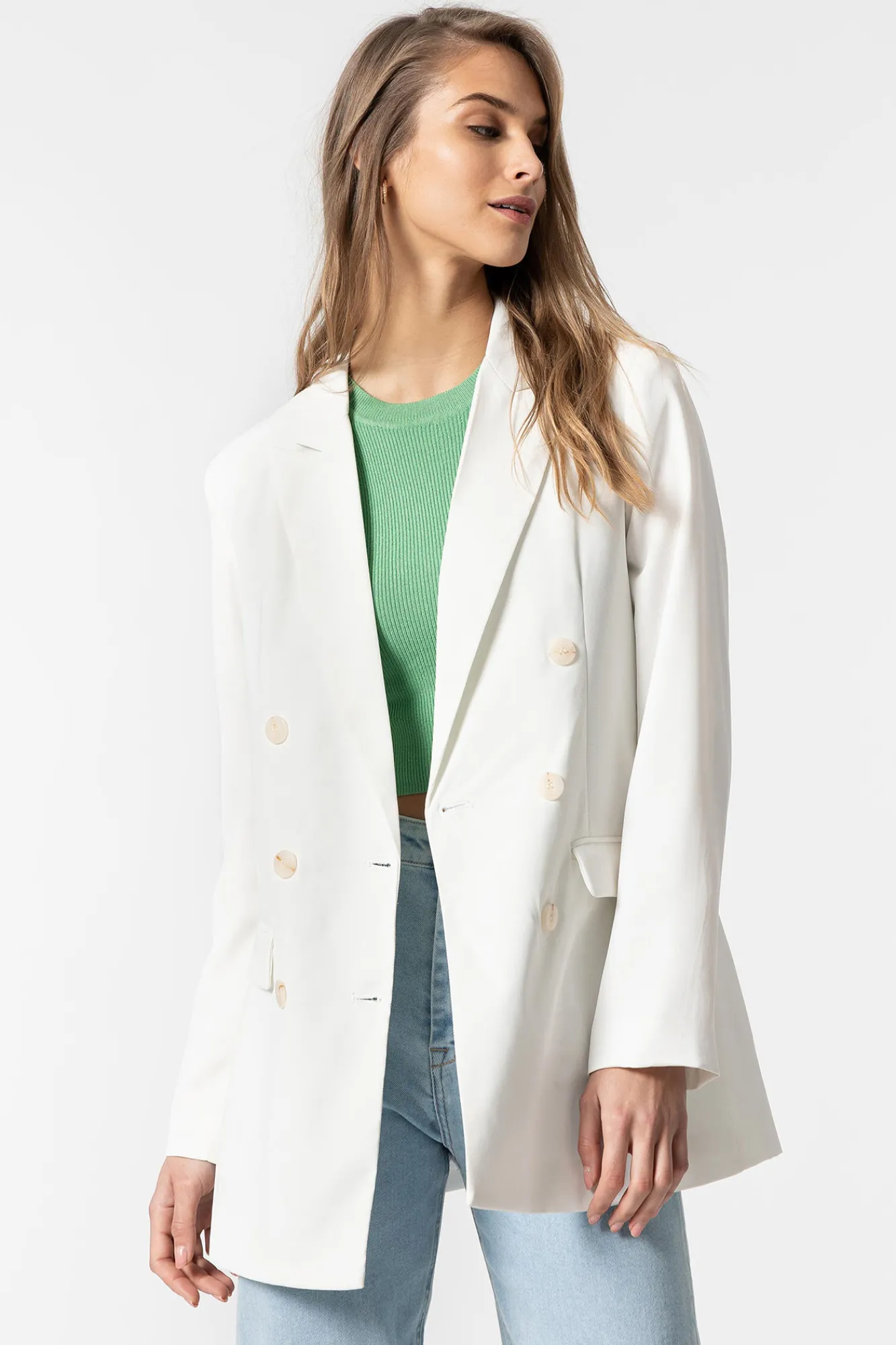 Tiffosi Abrigo Tavi Blanco Discount