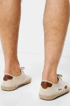 * Alpargata Cordones Canvas Rustico Beige Sale