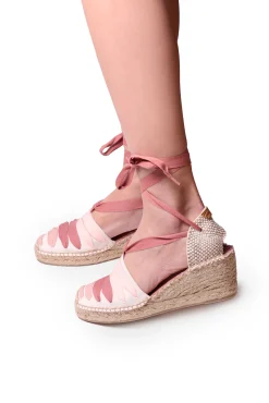 Toni Pons Alpargata De Cordones - Viola-Cm Rosa Hot