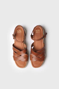 Toni Pons Alpargata De Piel - Cristina Marron Claro Outlet