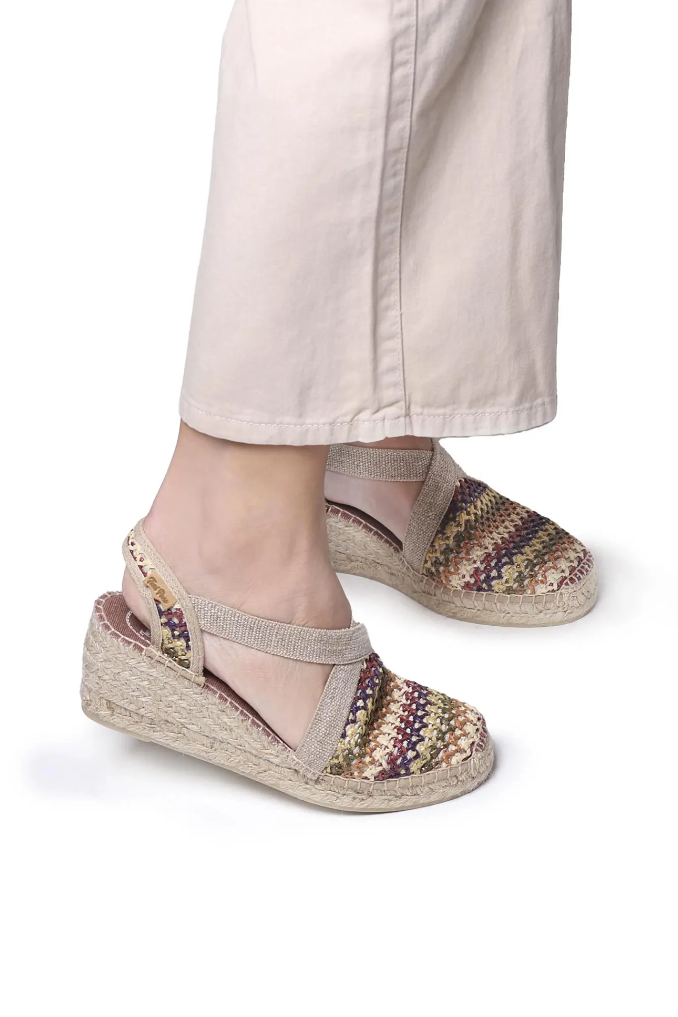 Toni Pons Alpargata De Rafia - Terra-Nz Multicolor Clearance