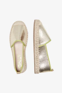 Only Alpargata Dorada Amarillo Online