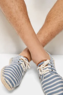 * Alpargata Marienera Cordones Azul Medio Hot