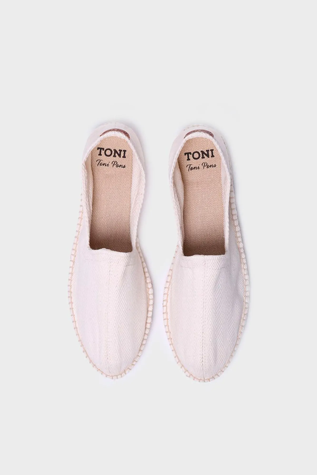 Toni Pons Alpargata Plana Clasica - Montgri Beige Clearance
