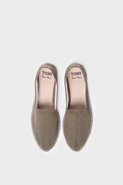 Toni Pons Alpargata Plana Clasica - Montgri Kaki Outlet