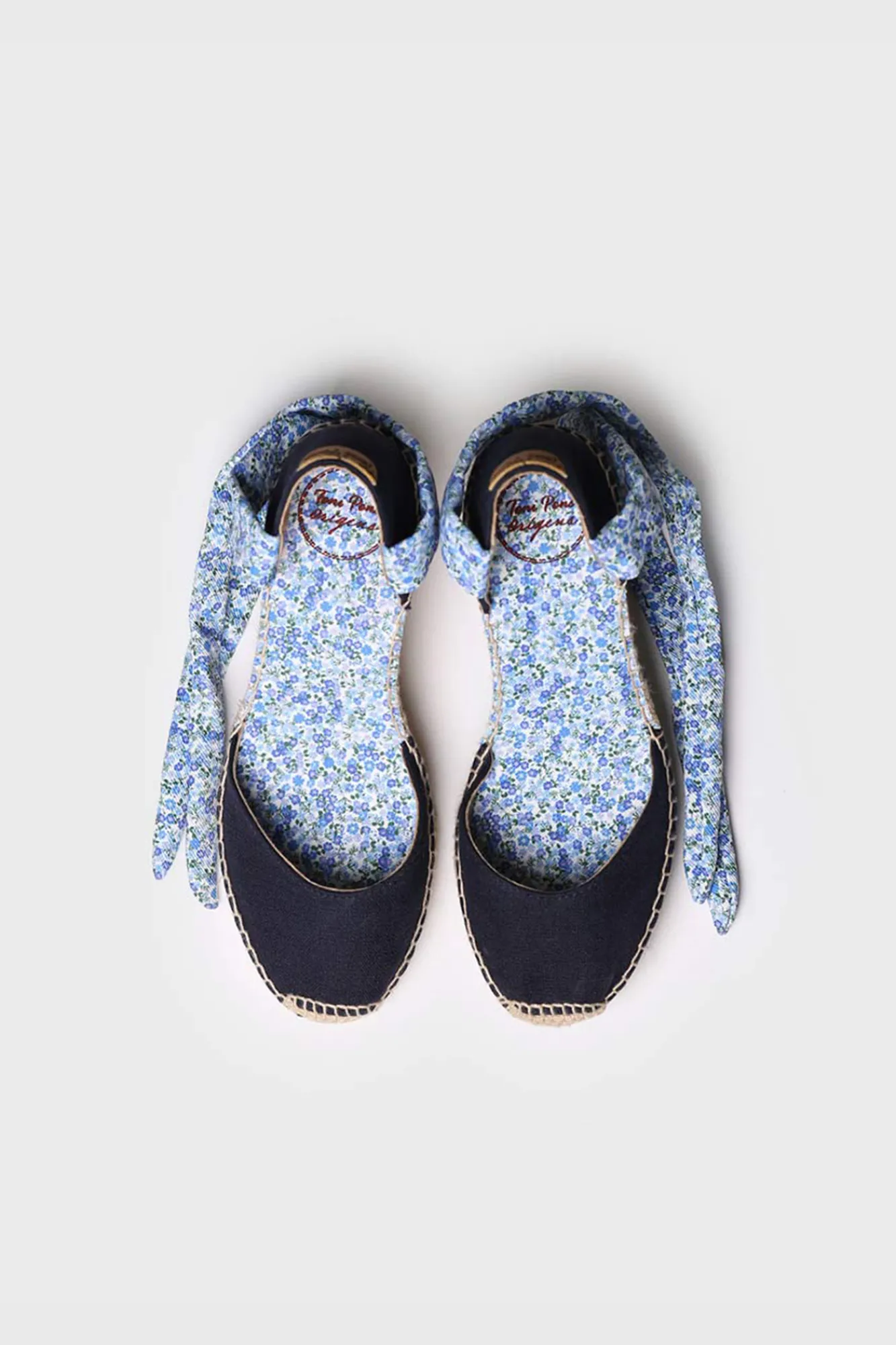 Toni Pons Alpargata Valenciana Con Flores - Judit-Ap Navy Online