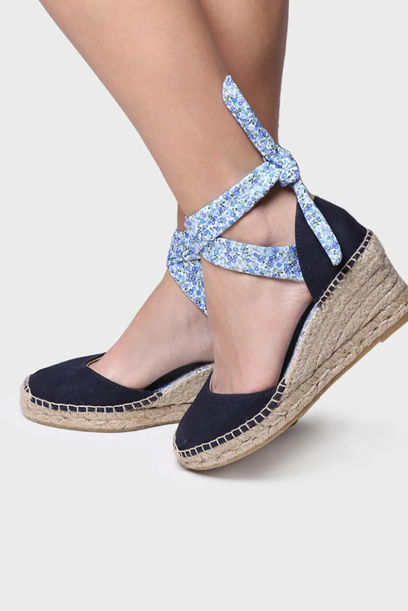 Toni Pons Alpargata Valenciana Con Flores - Judit-Ap Navy Online