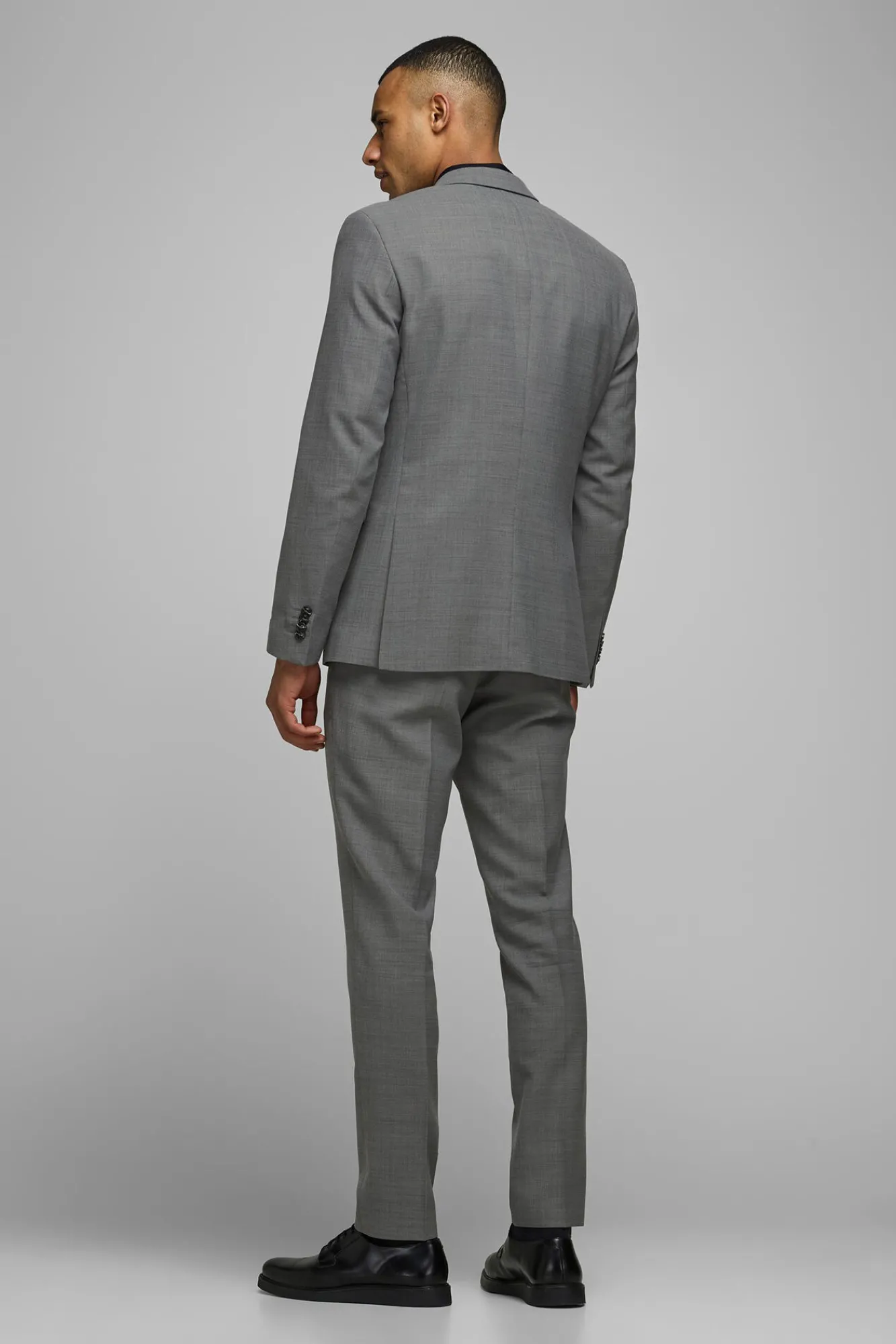 Jack & Jones Americana De Hombre Slim Gris Claro Outlet