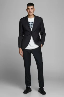 Jack & Jones Americana De Hombre Slim Negro New
