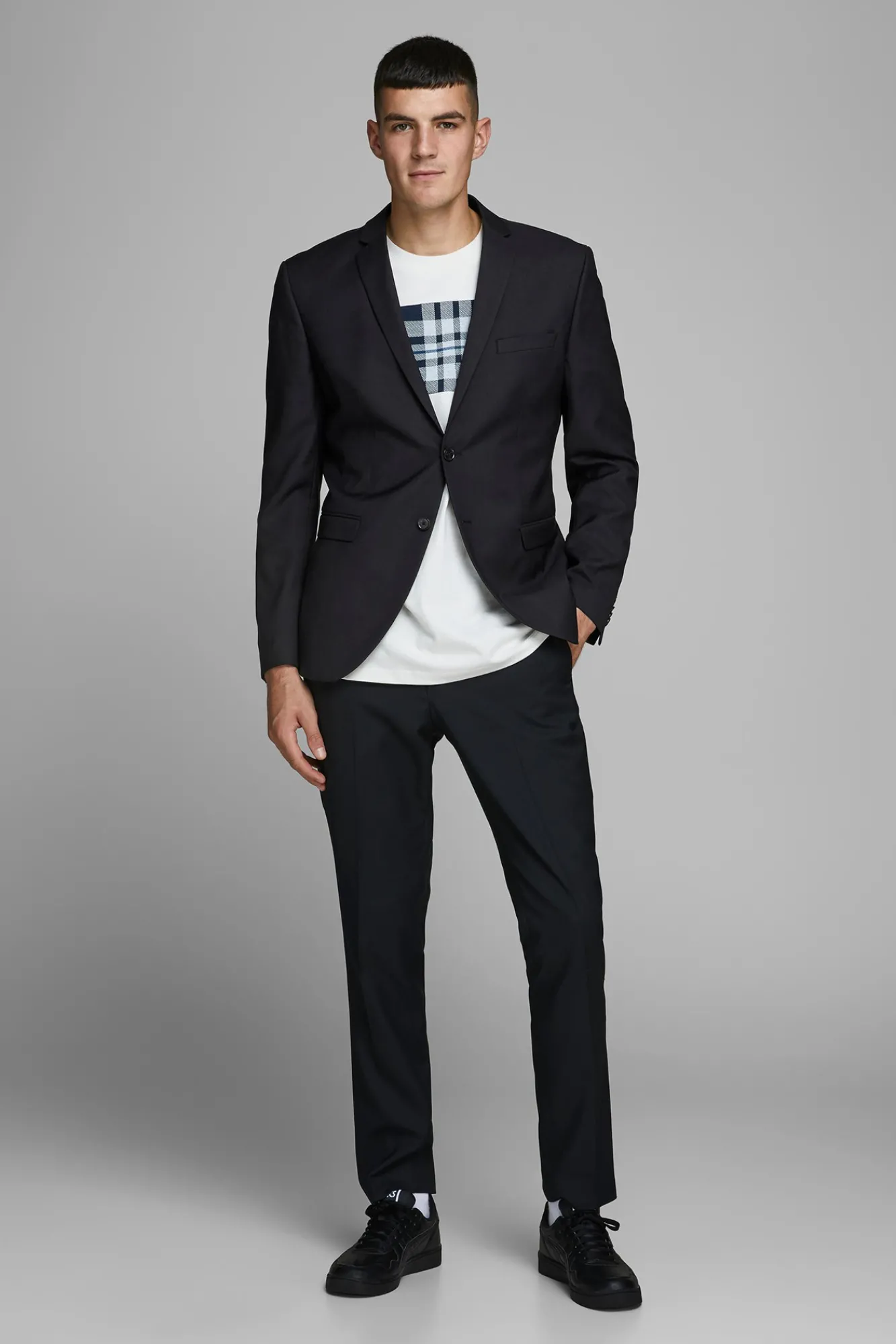 Jack & Jones Americana De Hombre Slim Negro New