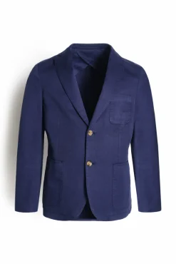 Ooto Americana Slim Algodon Y Lino Azul Oscuro Best