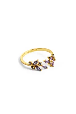 Singularu Anillo Buganvilla Oro Amarillo Hot