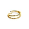 Singularu Anillo Doble Twist Oro Amarillo Sale