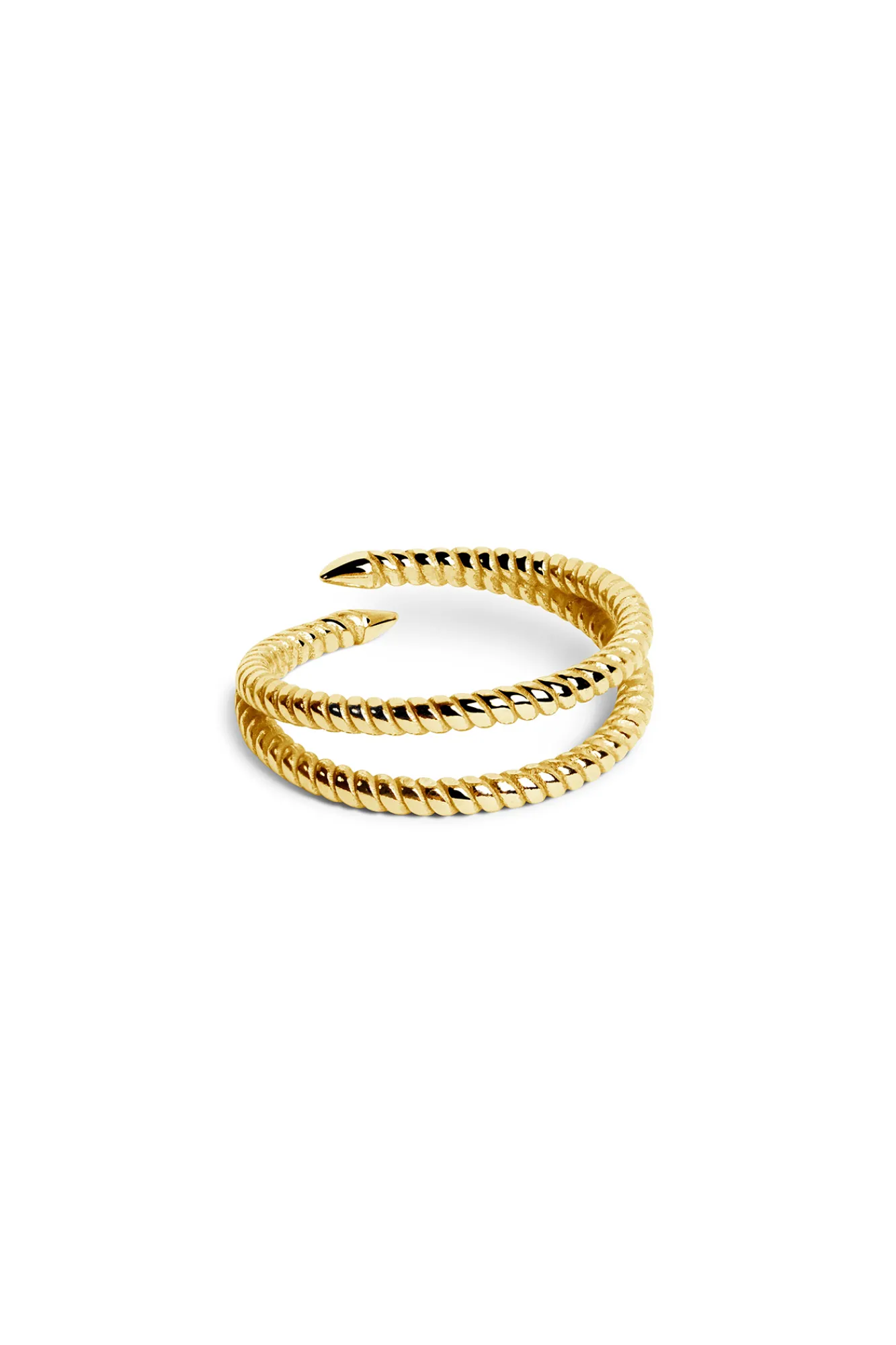 Singularu Anillo Doble Twist Oro Amarillo Sale