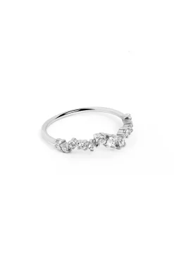 Singularu Anillo Estellar Plata Gris Outlet