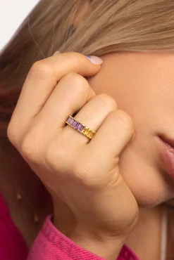 Singularu Anillo Sia Colors Oro Amarillo