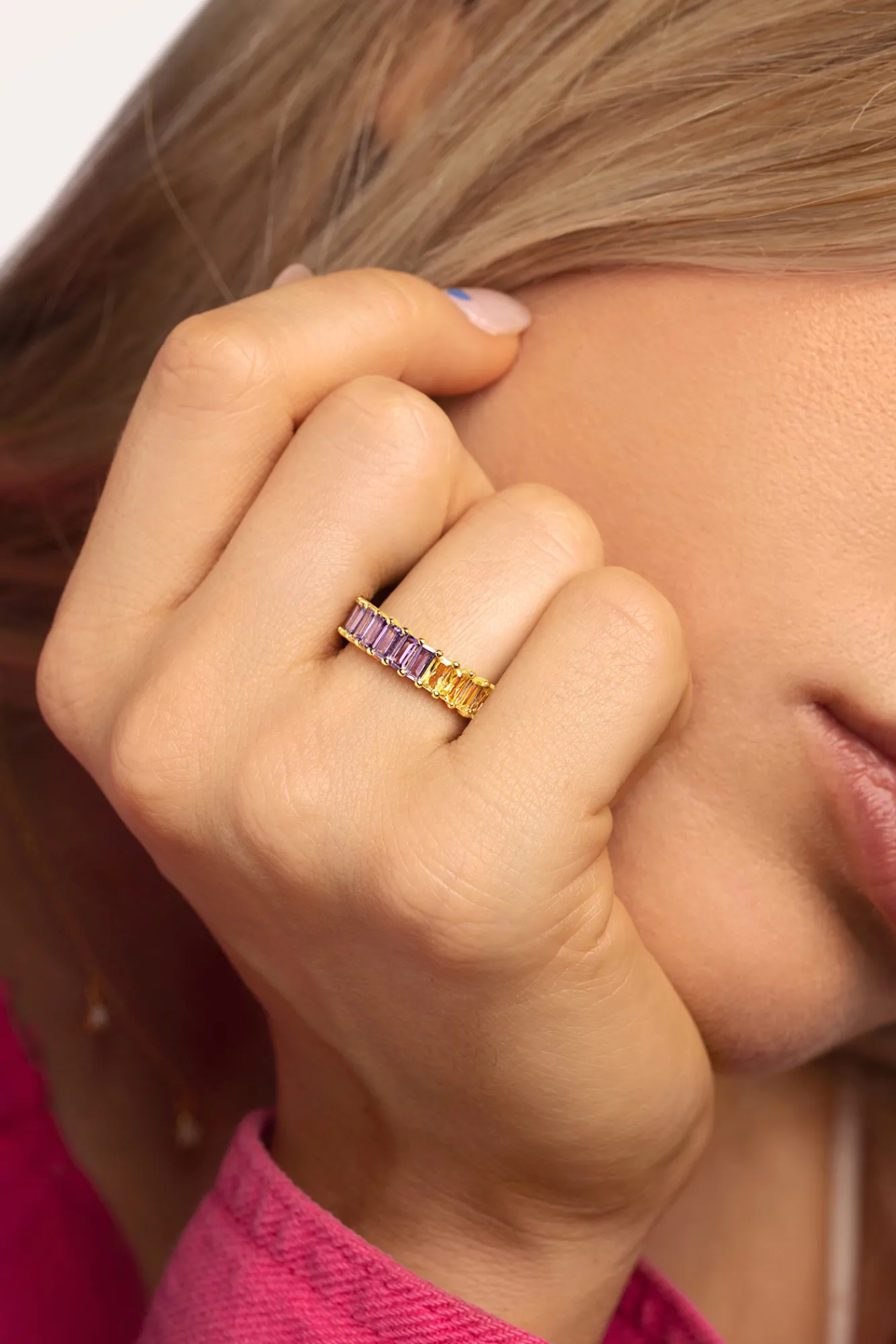 Singularu Anillo Sia Colors Oro Amarillo