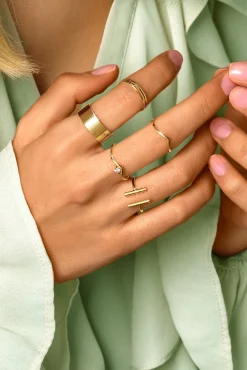 Singularu Anillo Sticks Oro Amarillo Discount