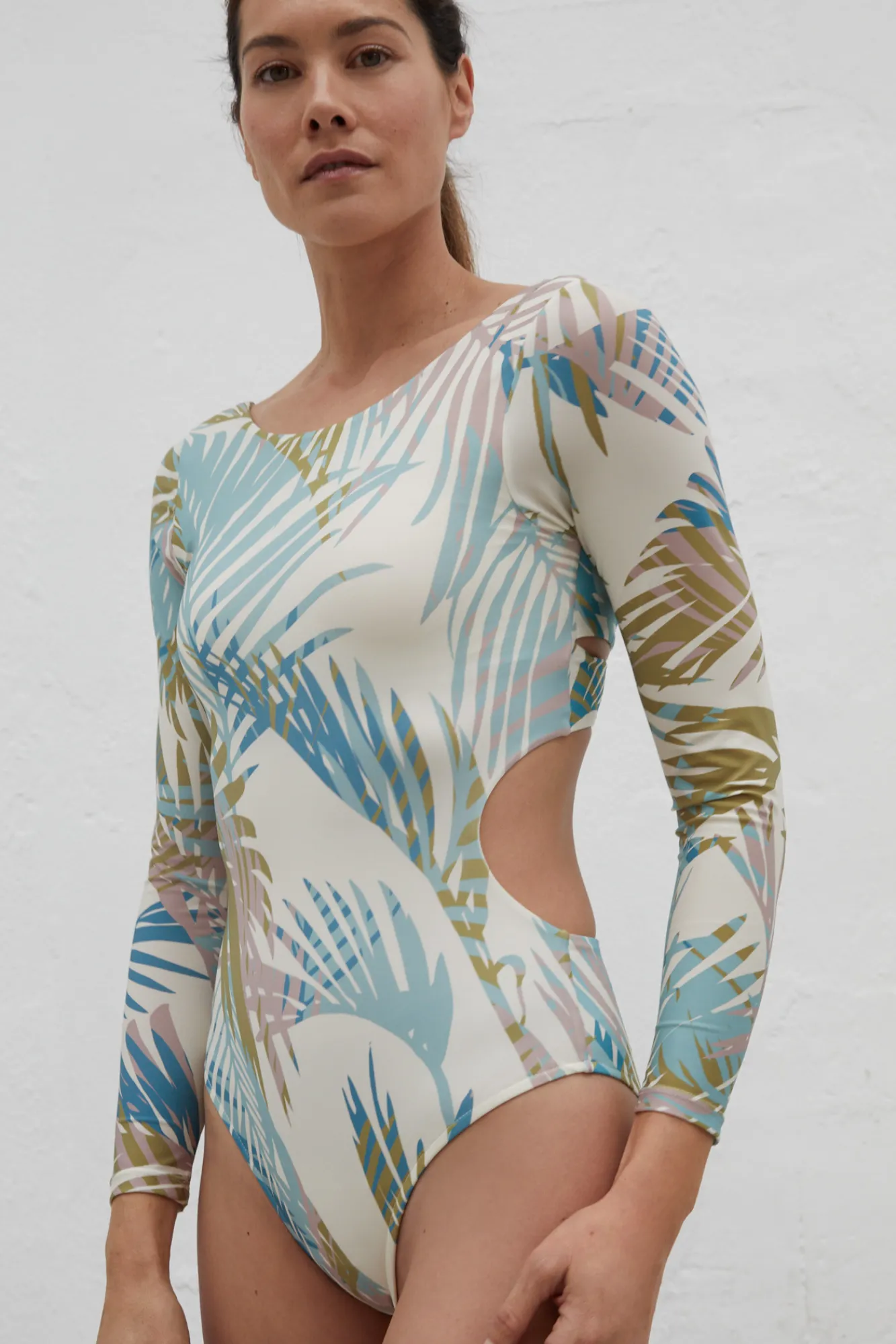 Dash and Stars Banador Aberturas Tropical Quick Dry Estampado Clearance