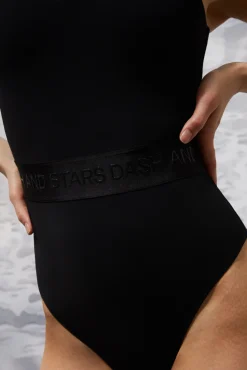 Dash and Stars Banador Logo Quick Dry Negro Outlet
