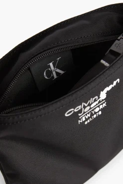 Calvin Klein Bandolera Ck Hombre Color Negro