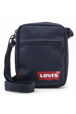 * Bandolera Mini Crossbody Solid (Red Batwing) Navy Discount