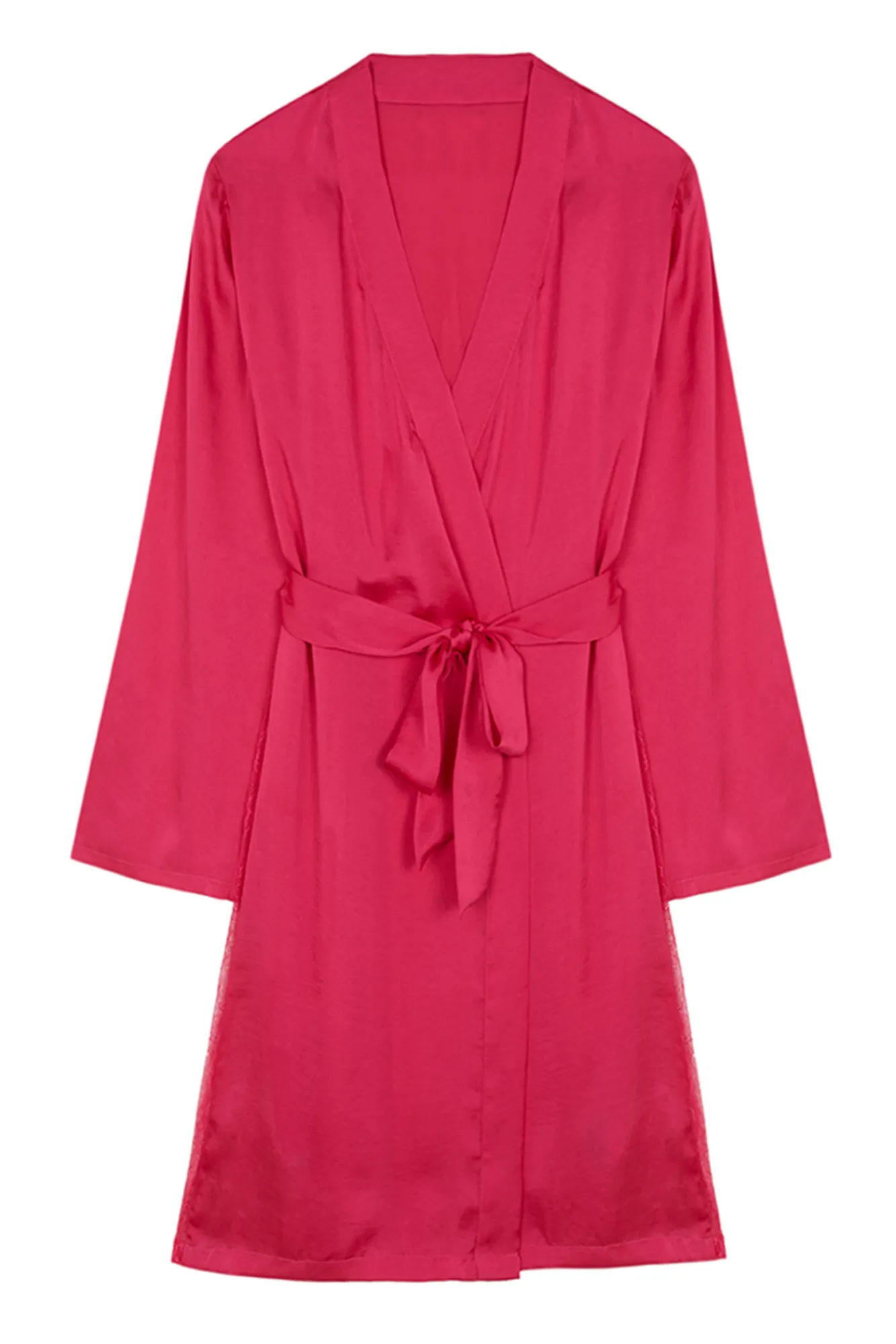 Women'secret Bata Saten Encaje Fucsia Online