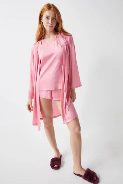 Women'secret Bata Saten Encaje Rosa Best