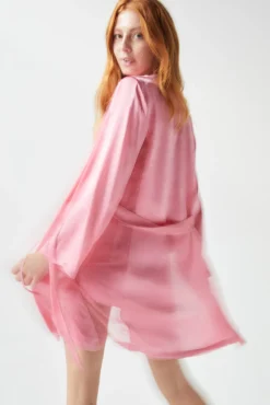 Women'secret Bata Saten Encaje Rosa Best