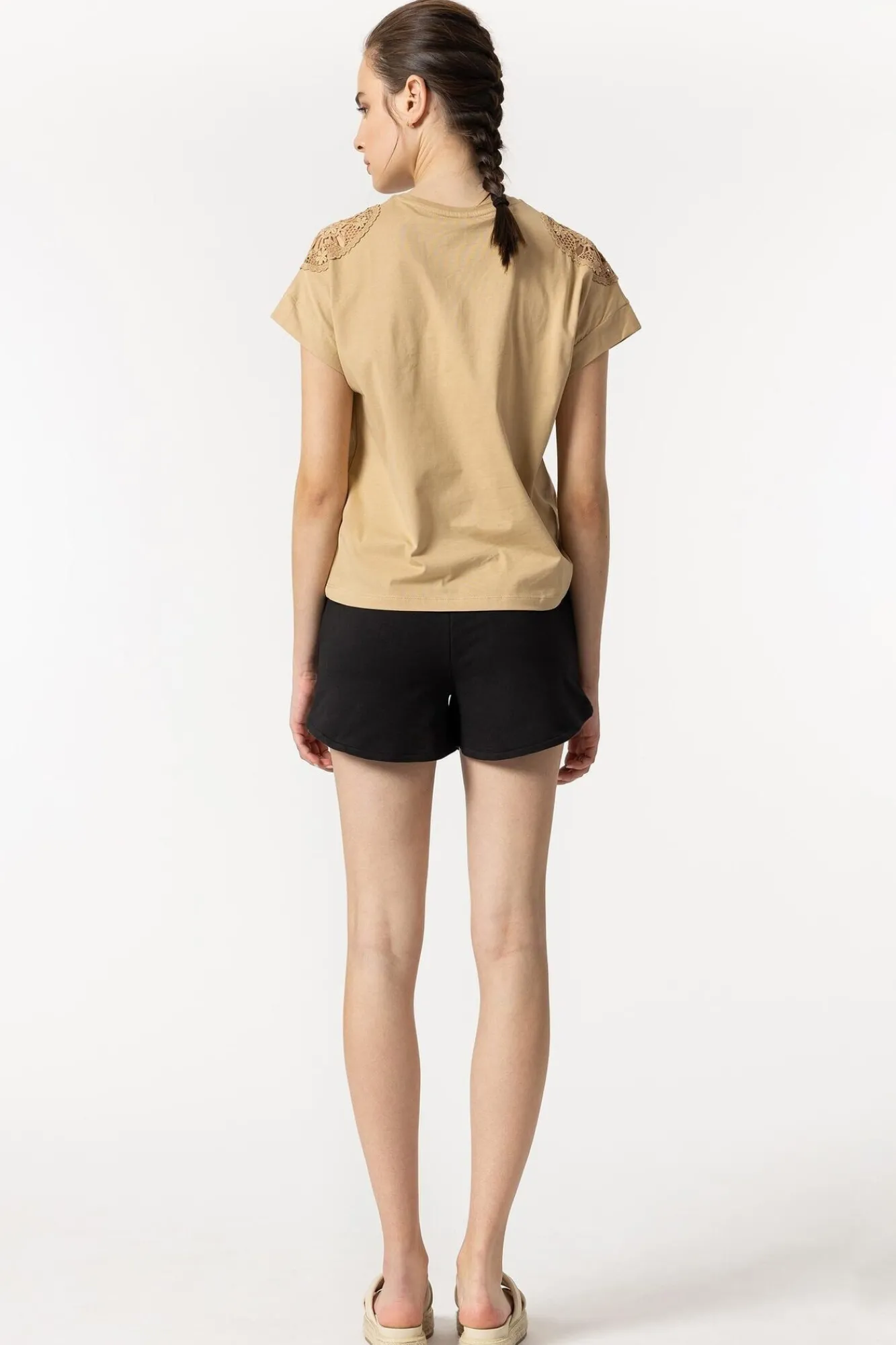 Tiffosi Bermuda De Felpa Negro New