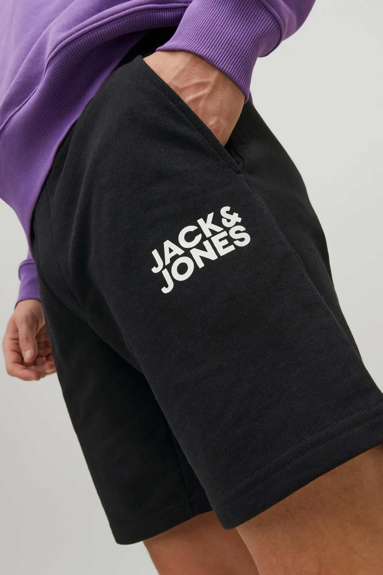Jack & Jones Bermuda Lisa Tipo Cargo Negro Clearance