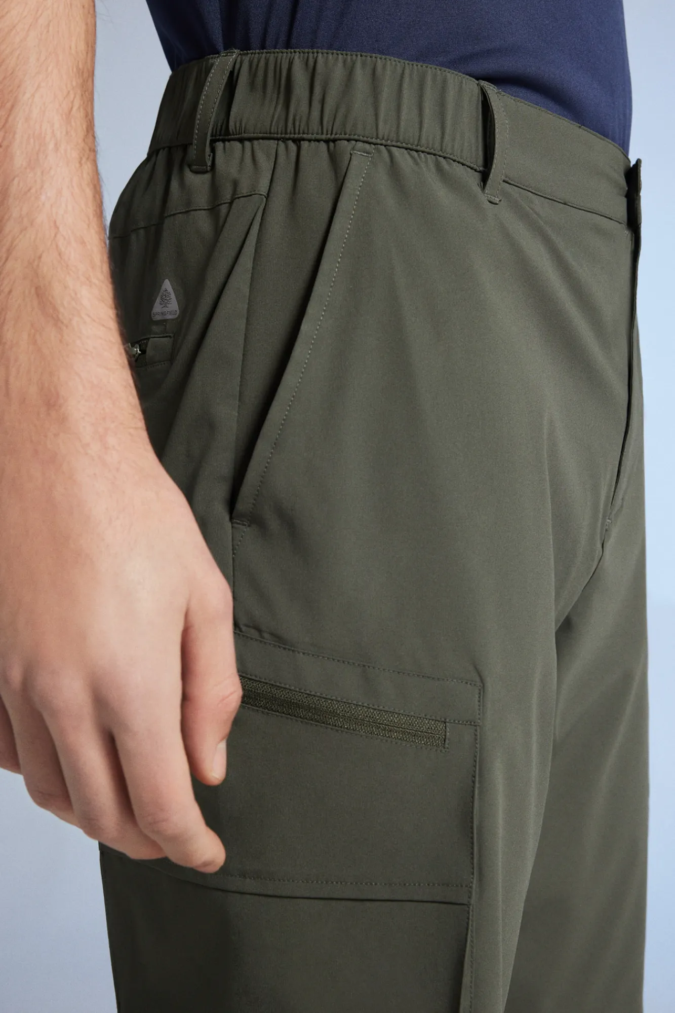 * Bermuda Outdoor Cargo Kaki Oscuro Outlet
