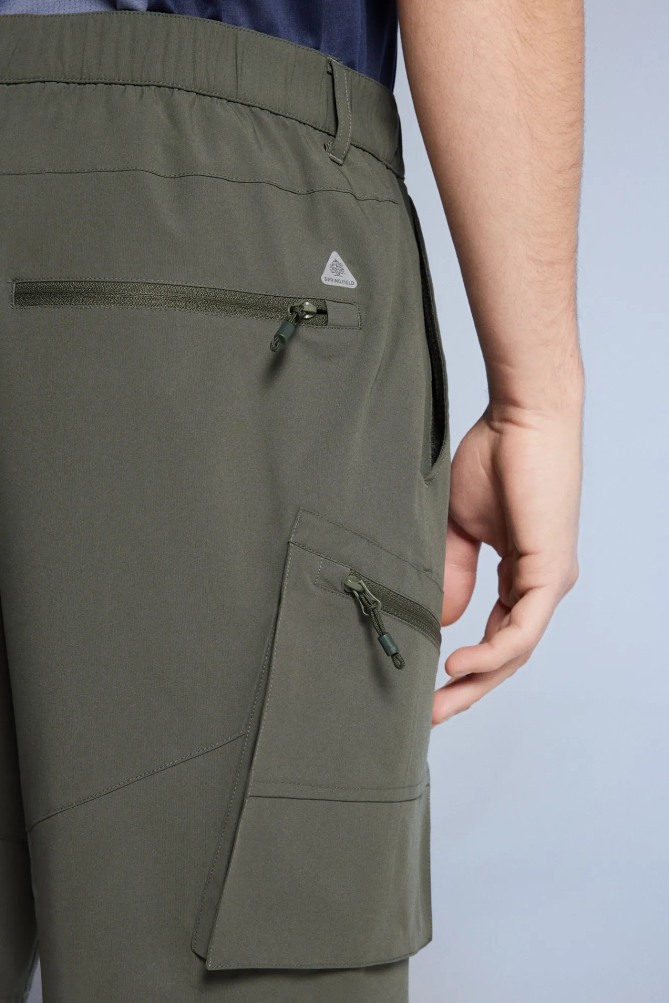 * Bermuda Outdoor Cargo Kaki Oscuro Outlet