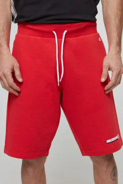 Champion Bermudas De Algodon Y Cinta Con Logotipo Rojo Best