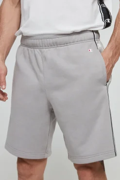 Champion Bermudas De Algodon Y Cinta Con Logotipo Gris Medio Best