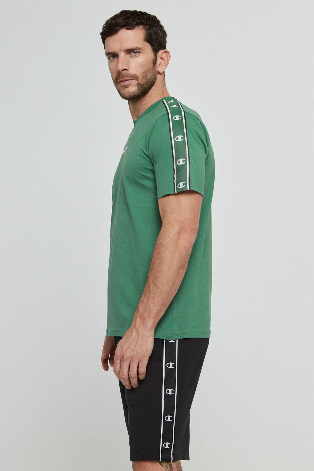 Champion Bermudas De Algodon Y Cinta Con Logotipo Navy New