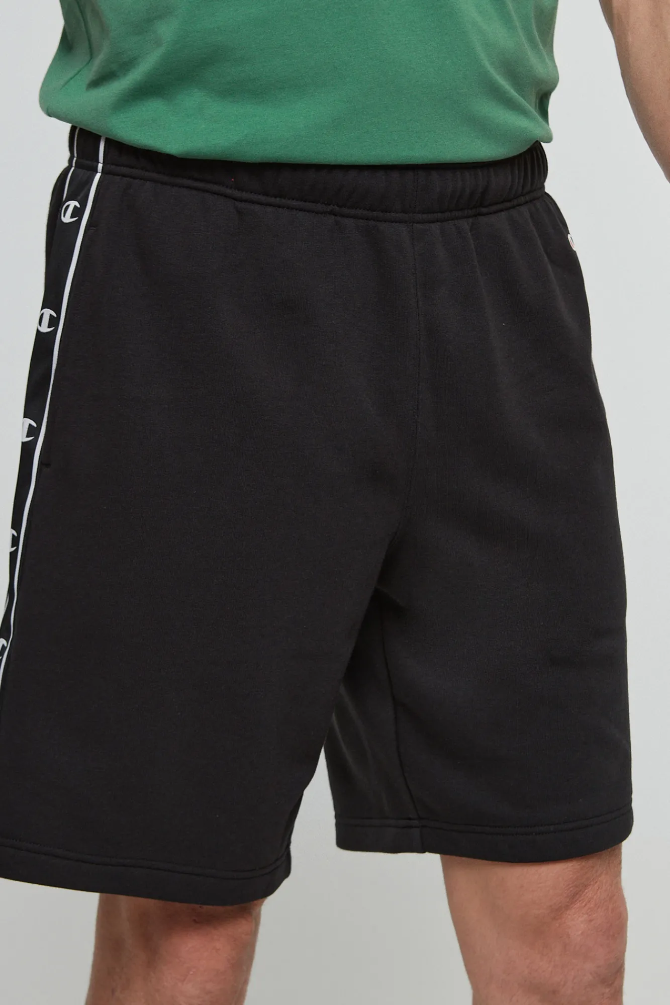 Champion Bermudas De Algodon Y Cinta Con Logotipo Navy New