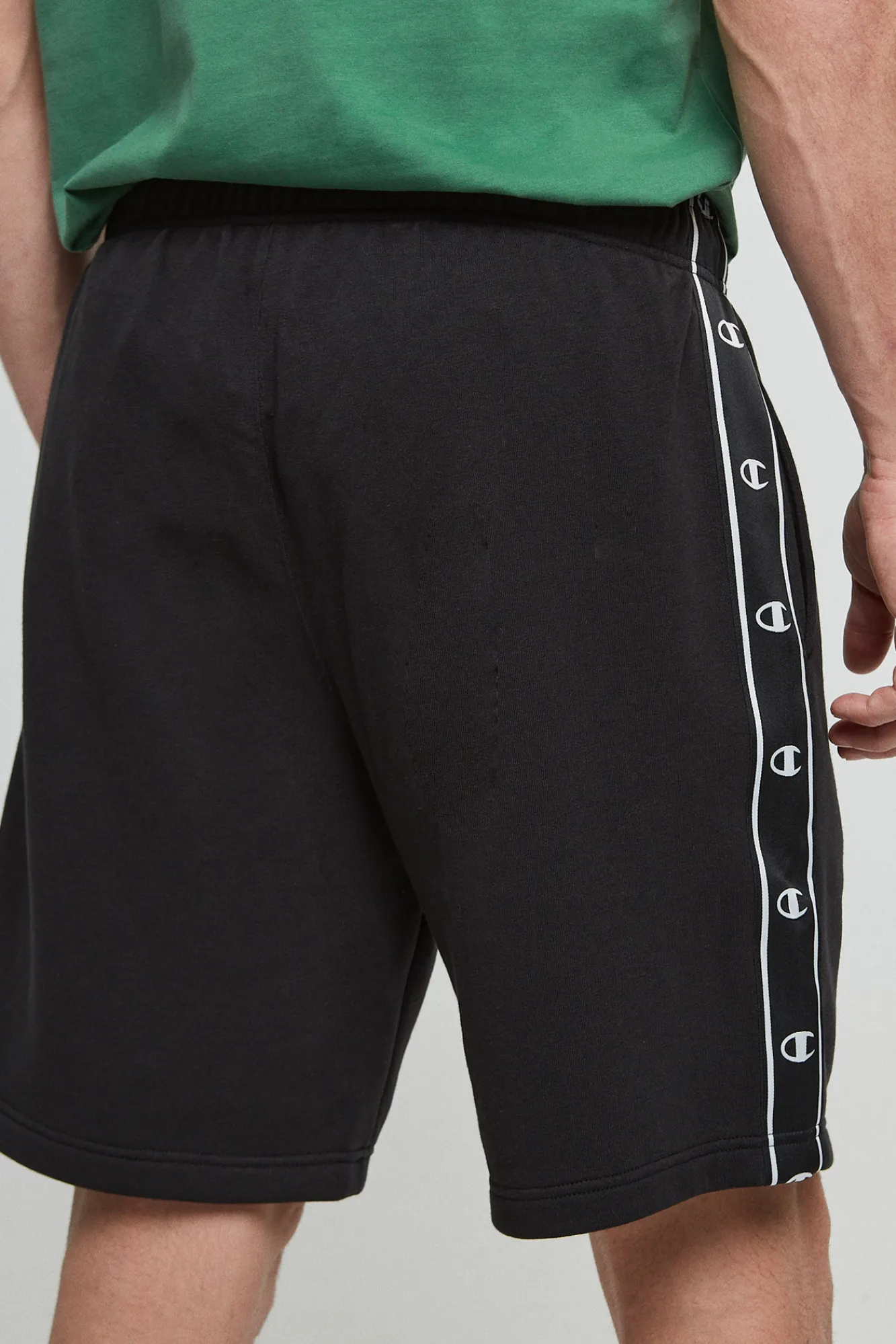 Champion Bermudas De Algodon Y Cinta Con Logotipo Navy New