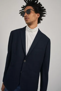 * Blazer Ojo De Perdiz Navy