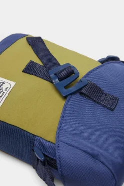 * Bolso Cruzado Mediano Bicolor Azul Medio New