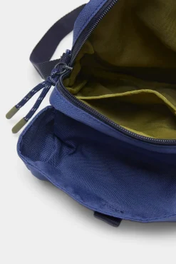 * Bolso Cruzado Mediano Bicolor Azul Medio New