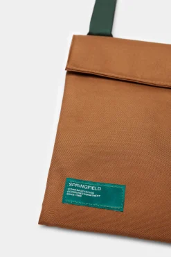 * Bolso Plano Cruzado Tostado Hot