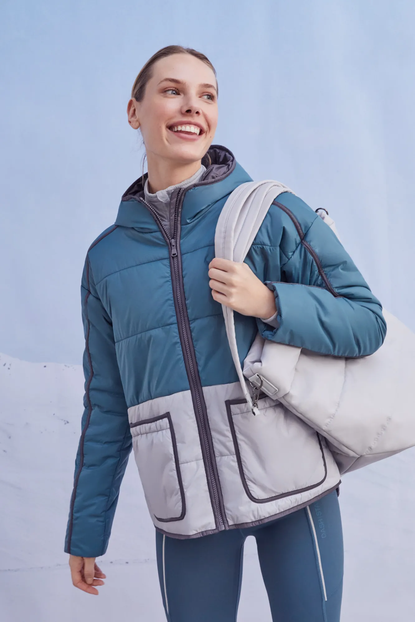 Dash and Stars Bolso Tote Gris Online