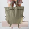 Dash and Stars Bolso Tote Verde Oliva Beige