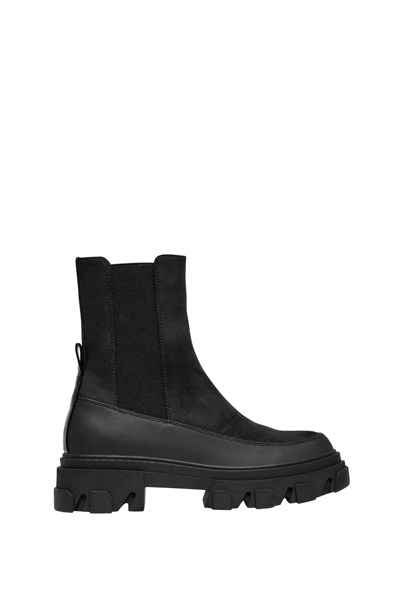 Only Bota Chelsea Suela Track Polipiel Negro Clearance