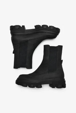 Only Bota Chelsea Suela Track Polipiel Negro Clearance