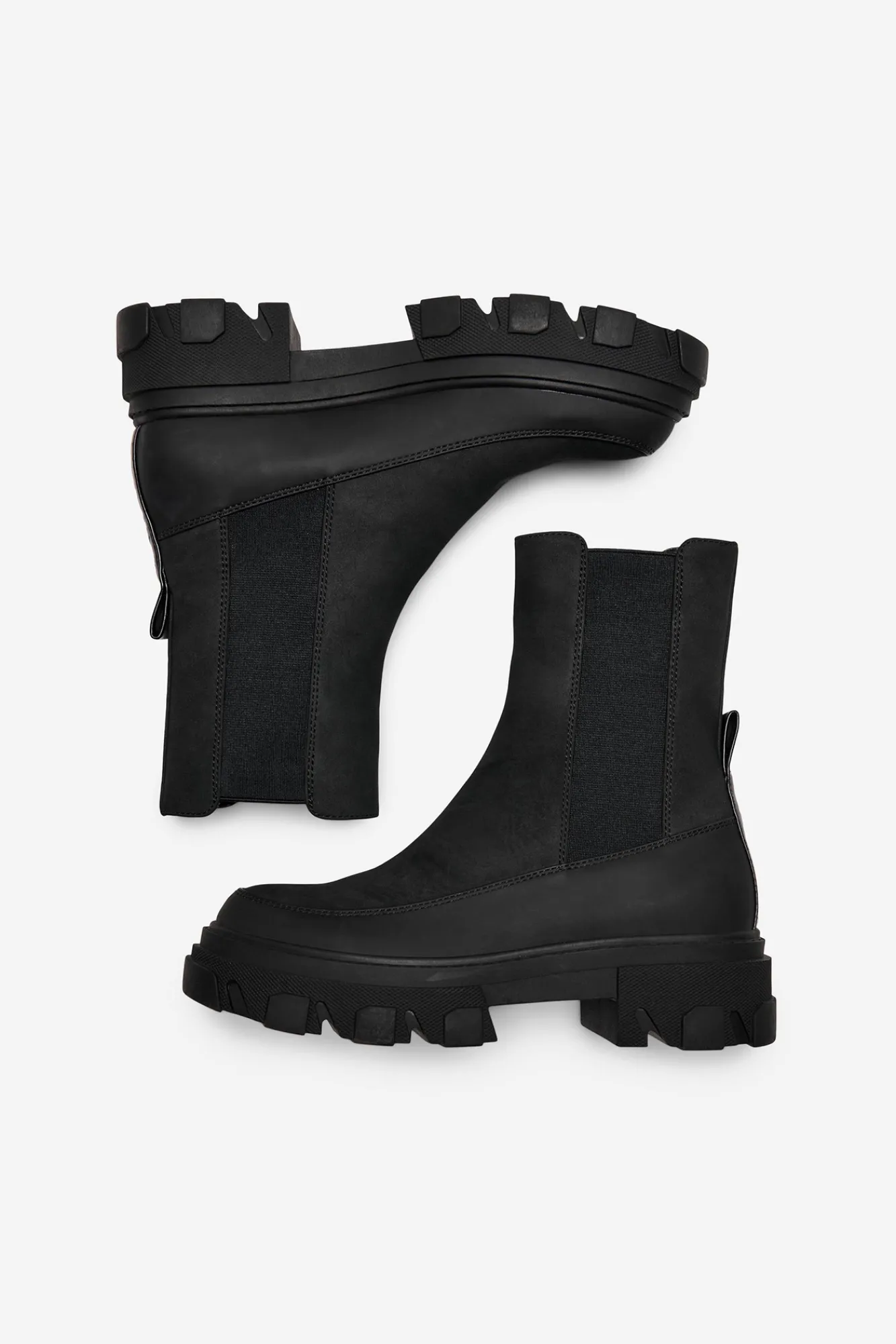 Only Bota Chelsea Suela Track Polipiel Negro Clearance