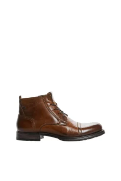 Jack & Jones Bota Piel Piso Track Marron Medio Sale
